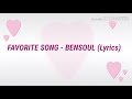 Bensoul - Favorite Song (Lyrics)