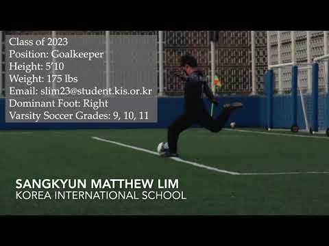 Matthew Lim's Junior Year Soccer Goalkeeper Highlight Video