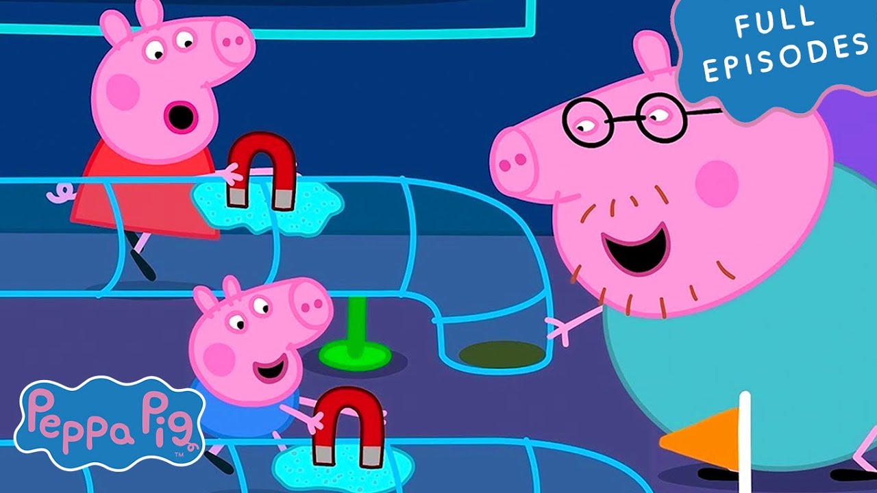 Peppa Pigs Magnet Slime Race 🐷 Peppa Pig | Full Episodes | Kids Cartoon