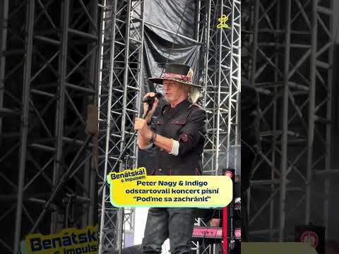 Peter Nagy & Indigo odstartovali koncert písní “Poďme sa zachrániť” 🎤