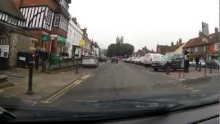 preview picture of video 'A Drive Through Marlborough, Wiltshire'