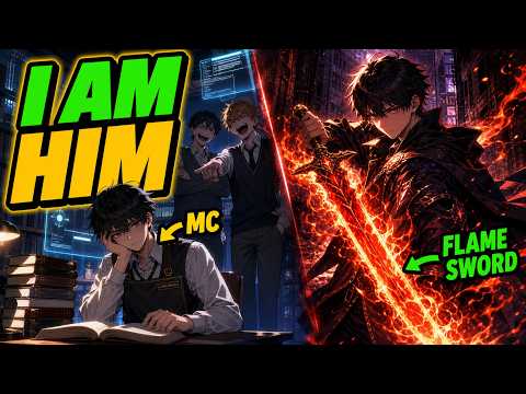 Everyone saw an F-rank librarian. The city saw Flame Swordsman at night.#anime #manhwa