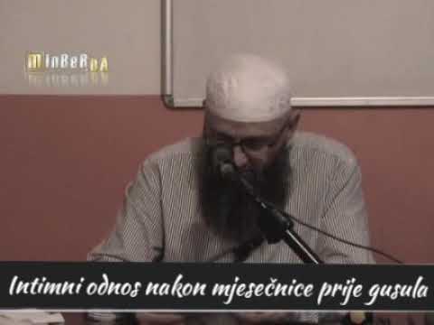 Intimni odnos nakon mjesečnice prije gusula-Dr.Safet Kuduzović