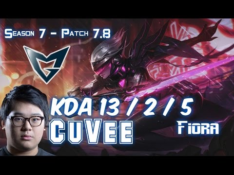 SSG CuVee FIORA vs GRAGAS Top - Patch 7.8 KR Ranked