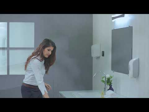 Abs plastic m - z fold tissue paper white dispenser