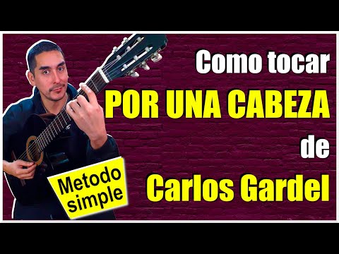 POR UNA CABEZA by CARLOS GARDEL - How to play: #guitarlessons #guitar #tutorial #tabs #tango