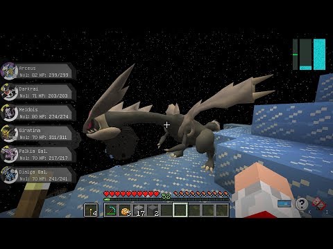 Minecraft : ENCONTREI o KYUREM SHINY *no espaço* - POKEMON MASTERS Ep.61 « Nitro »
