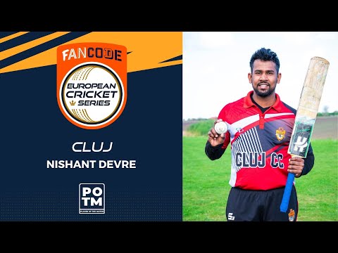 POTM: N.Devre -  ACCB vs CLJ | Highlights | FanCode ECS Romania, 2022  Day 3 | ECS22.132