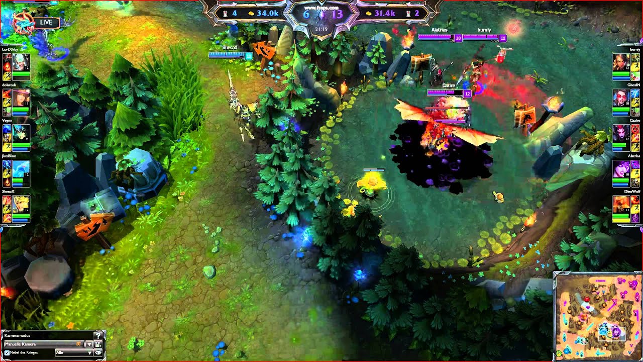 Liên Minh Huyền Thoại: Jarvan cướp rồng siêu ảo @.@