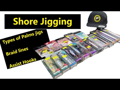 Shore Jigging Equipment Part 2 - Types of jigs, braid lines & assist hooks