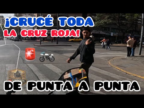 🚨 CRUCÉ TODA LA AVENIDA CRUZ ROJA DE PUNTA A PUNTA 🚨