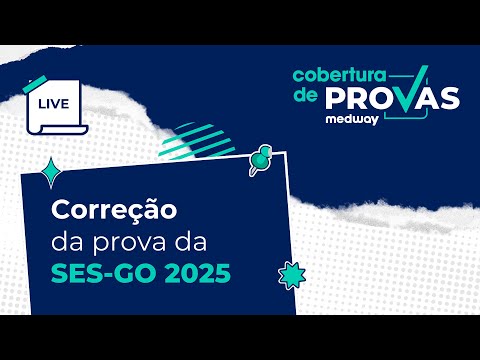Live de Correção | Prova de Residência Médica da SES-GO 2025 | Cobertura de Provas Medway