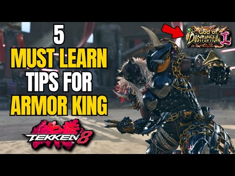 5 Things You MUST KNOW About ARMOR KING in Tekken 8 (Beginners Guide)