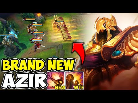 RIOT JUST CHANGED AZIR INTO A DIFFERENT CHAMP! (HE'S A BURST MAGE NOW)