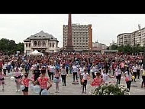'SdV TV' (2018.05.20) Premiera in sportul din Vrancea: Flashmob in Piata Unirii