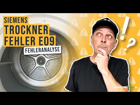 Fehler E09 Siemens Trockner
