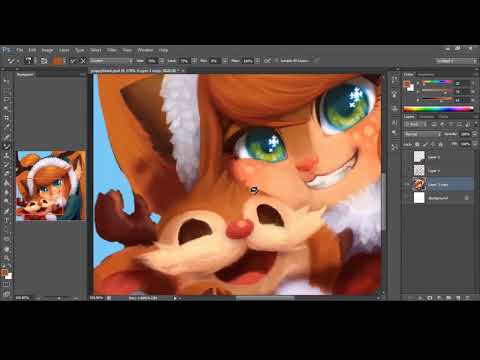 Speedpaint: Snow Fawn Poppy