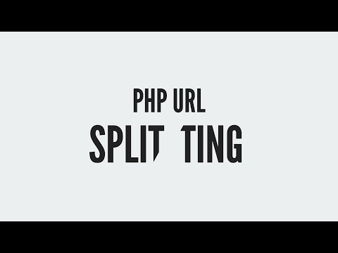 PHP URL Splitting