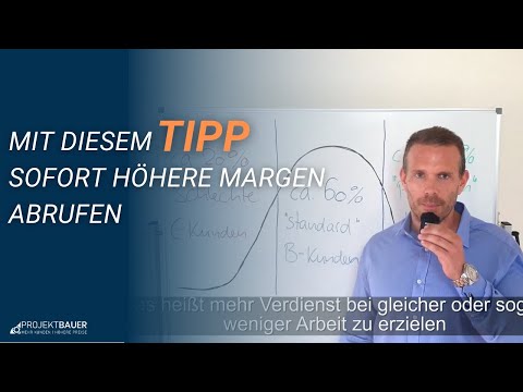 Mit diesem Tipp, sofort höhere Margen abrufen