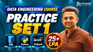 Data Engineering Interview Preparation | Set 1 | SQL + Python + PySpark | Practical & Theoretical