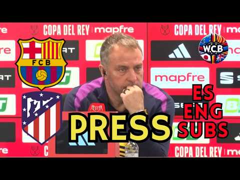 FLICK PRESS FC BARCELONA vs ATLÉTICO DE MADRID COPA SEMI SECOND LEG | ES + ENG SUBS