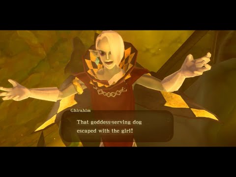 The Legend of Zelda: Skyward Sword HD - Demon Lord Ghirahim Summons Scaldera Cutscene
