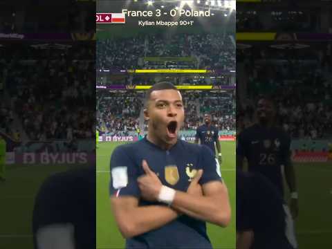 France 3 - 1 Poland FIFA World Cup Qatar 2022 #fifa #futbol #soccer #football #highlights #goals