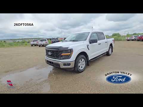 2024 Ford F-150 XL 4WD SuperCrew 5.5' Box in White for sale at Drayton Valley Ford in Drayton Valley, AB