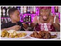 IAMDIKEH - MAMA CHINEDU & CHINEDU ATE DRAGON WINGS ON NIGERIANS VS FOOD 😳