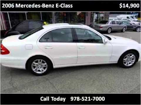 2006 Mercedes-Benz E-Class Used Cars Haverhill /Bradford MA