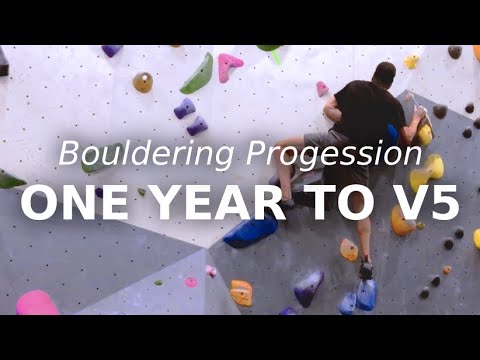 Progression to V5 - One Year Climbing