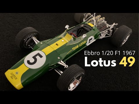 Ebbro 1967 Lotus 49 1/20 Scale F1 Racer