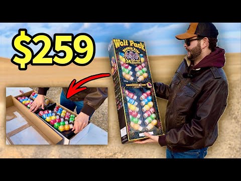 THE MOST EXPENSIVE FIREWORK SHELL KIT ON THE MARKET - Wolf Pack Double Star Phantom Fireworks
