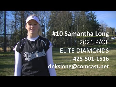 Samantha Long Softball Skills Video