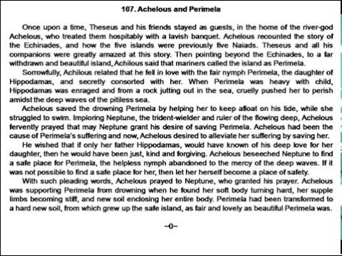 Achelous and Perimela