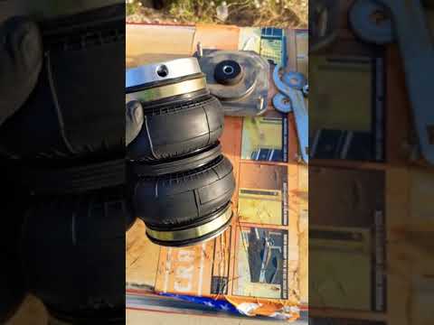 Universal Slim Double Bellow Air Bag Install