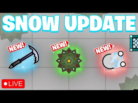 ❄️PLAYING *NEW* SNOW MODE UPDATE WITH VIEWERS (Survev.io/Surviv.io Winter Mode Update LIVE)❄️