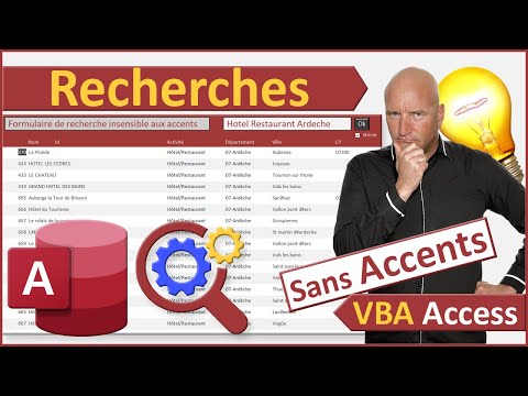 Moteur de recherche VBA Access avec ou sans accents