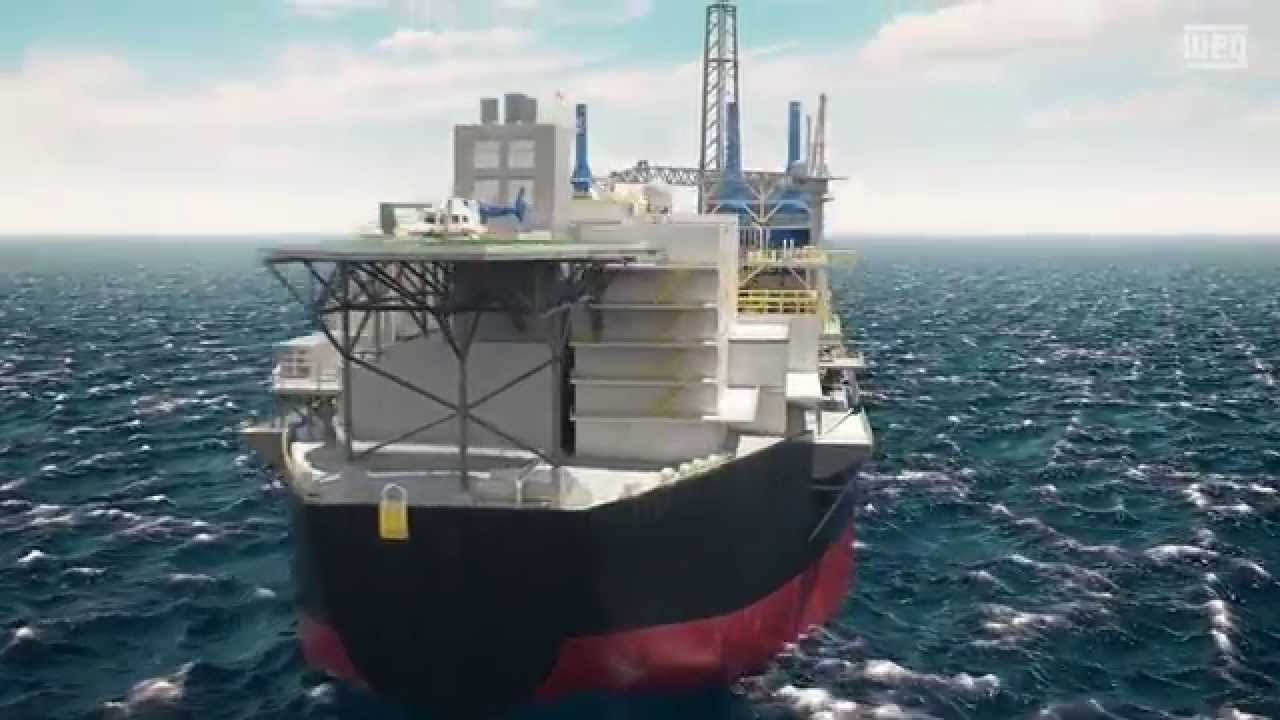 WEG - Motores e geradores de grande porte para plataforma de petróleo e barco de apoio