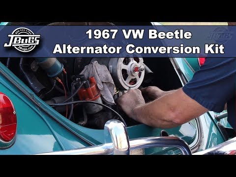 JBugs - 1967 VW Beetle - Alternator Conversion Kit Installation