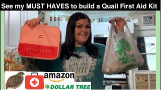 MUST Have Products To Build A First Aid Kit For Quails