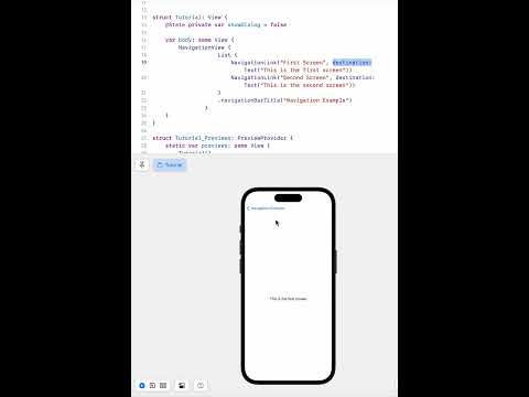 What is NavigationView in SwiftUI?