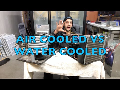 image-How does a water cooled air conditioning system work?