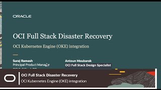 Download lagu OCI Full Stack DR - Integration of Oracle Kubernetes Engine mp3