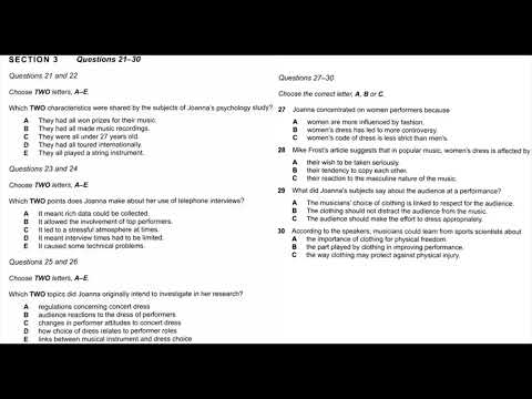 Joanna's psychology study | IELTS LISTENING TEST | SECTION-3