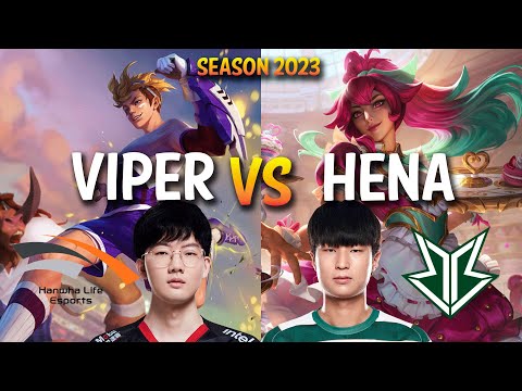 HLE Viper vs BRO Hena - Viper EZREAL vs SIVIR ADC - KR Ranked