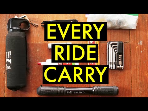 What We Carry on EVERY Ride! (Our Bicycle EDC)