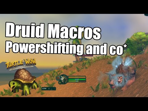 Vanilla+ | My top 5 favorite druid macros incl. Powershifting! [turtlewow]
