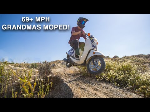 JUMPING A MOPED!! *SKETCHY*