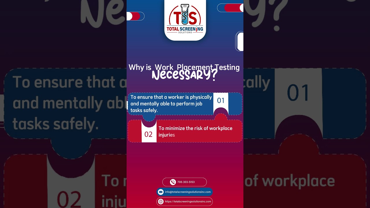 Why is work placement testing necessary? | Total Screening Solutions